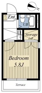 ディアレスト谷塚【2階】の間取り