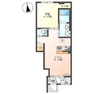 WBeC【1階】の間取り