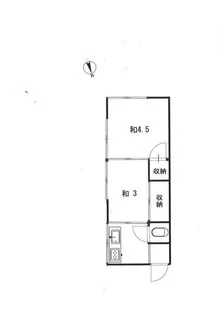 藤ハイツ上末吉【2階】の間取り
