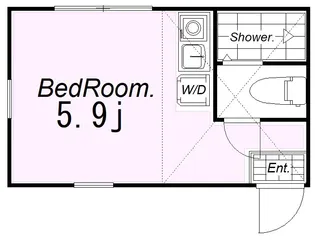 ユナイト平間エポニーナ【1階】の間取り
