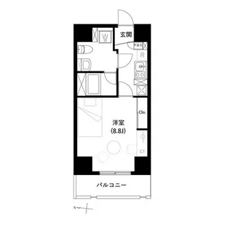 Access湘南平塚【4階】の間取り