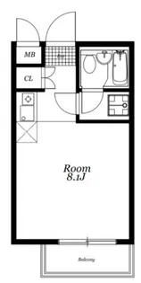 千葉県市原市八幡【マンション】の間取り