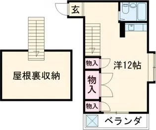チャチャ【2階】の間取り
