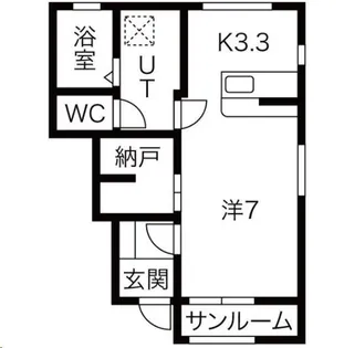 Bacchus(バッカス)【1階】の間取り