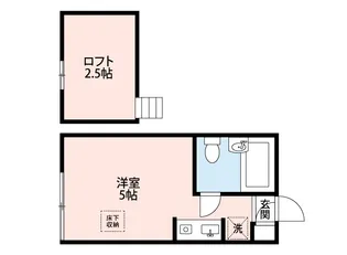 ニューパールハイツ【2階】の間取り