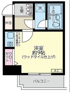 ストークマンション戸越公園【1階】の間取り