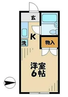 サンハイツクロダ【1階】の間取り