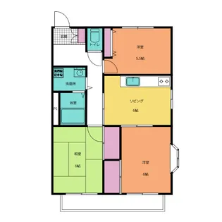 エクセレンスくすのき台A【2階】の間取り
