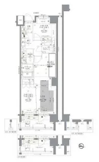 ドゥーエ早稲田【2階】の間取り