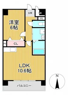 エル・グリシーヌ【1階】の間取り