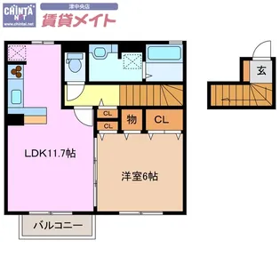 グラン ヴェルジュ【2階】の間取り