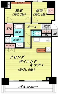 アイ・マーク タワー【24階】の間取り