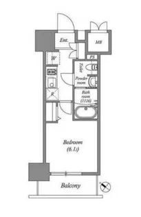 オーパスホームズ南行徳【5階】の間取り