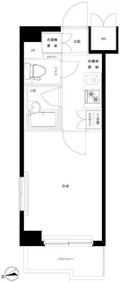 ルーブル北新宿【4階】の間取り