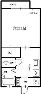 メゾンフィリップ【2階】の間取り