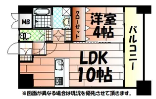 LEON下到津【5階】の間取り