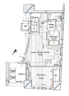 レックス赤坂レジデンス【9階】の間取り