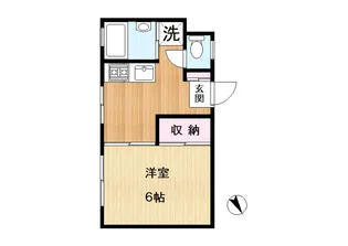 サニーハイツ【1階】の間取り