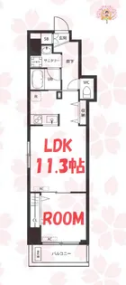 神奈川県横浜市中区不老町2【マンション】の間取り