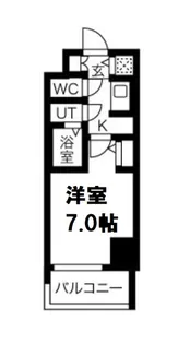 サムティ難波VIVO【5階】の間取り