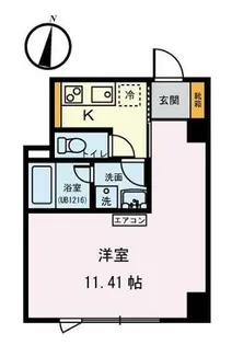 パルク北参道【2階】の間取り