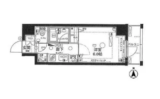 ステージファースト神楽坂II【4階】の間取り