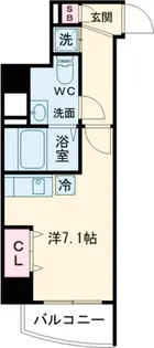 1Rの間取り画像