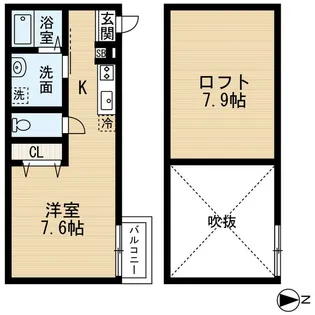 Stella Maris(ステラ・マリス)【2階】の間取り