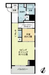 東京都港区白金2【マンション】の間取り