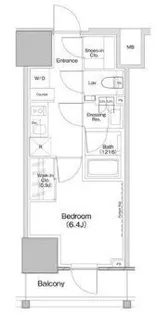 ザ・パークハビオ板橋区役所前【12階】の間取り