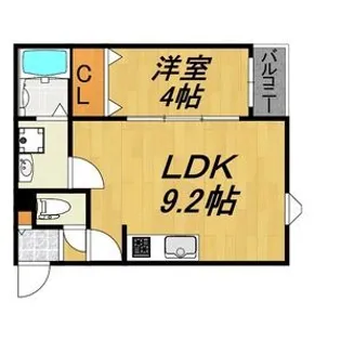 LECOCON岐阜III【3階】の間取り