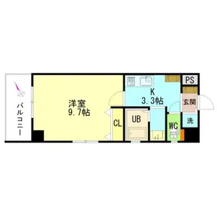 エルク中央【2階】の間取り