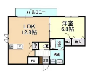 フレシール【2階】の間取り