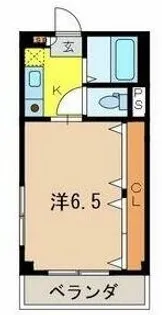 埼玉県蕨市中央3【マンション】の間取り