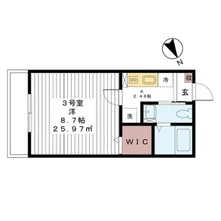 千葉県習志野市藤崎2【アパート】の間取り