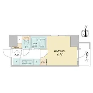 RIDGE堀田(旧スペーシア堀田)【6階】の間取り