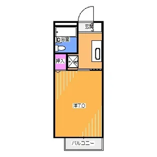 エクセルガーデン堺【1階】の間取り