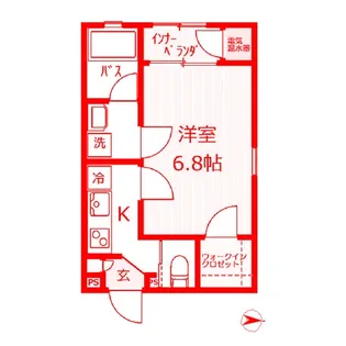 ソフィスみその台【1階】の間取り
