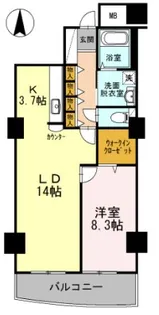品川シーサイドビュータワーII【18階】の間取り