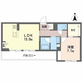 Terrace米ケ袋【3階】の間取り