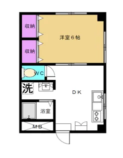 神奈川県横浜市中区根岸町2【マンション】の間取り