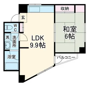 クレインヒル【3階】の間取り