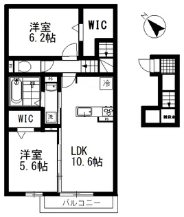 ソラーナ【2階】の間取り