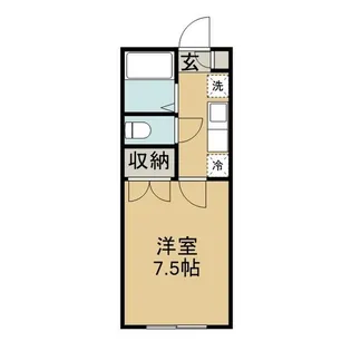 ウィンミルNo.6【1階】の間取り