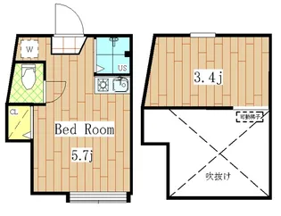 アーバンプレイス落合VIII【2階】の間取り