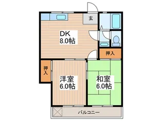 エスポワールA【2階】の間取り