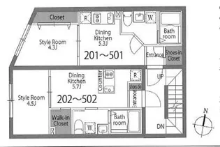 セレス八広【4階】の間取り
