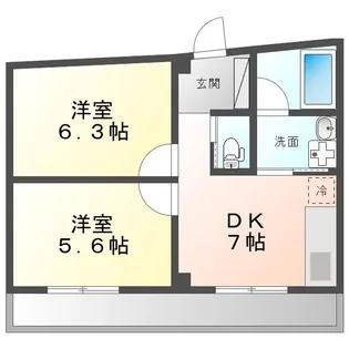 M-54(エム ゴジュウヨン)【3階】の間取り