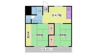 正栄スカイコーポ【2階】の間取り