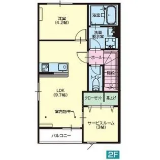 ラウレア【2階】の間取り